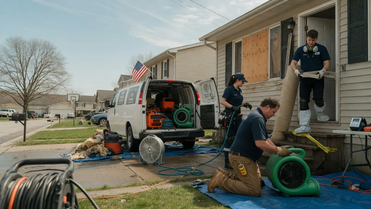 Water Damage Restoration in Bridgeview, IL near me